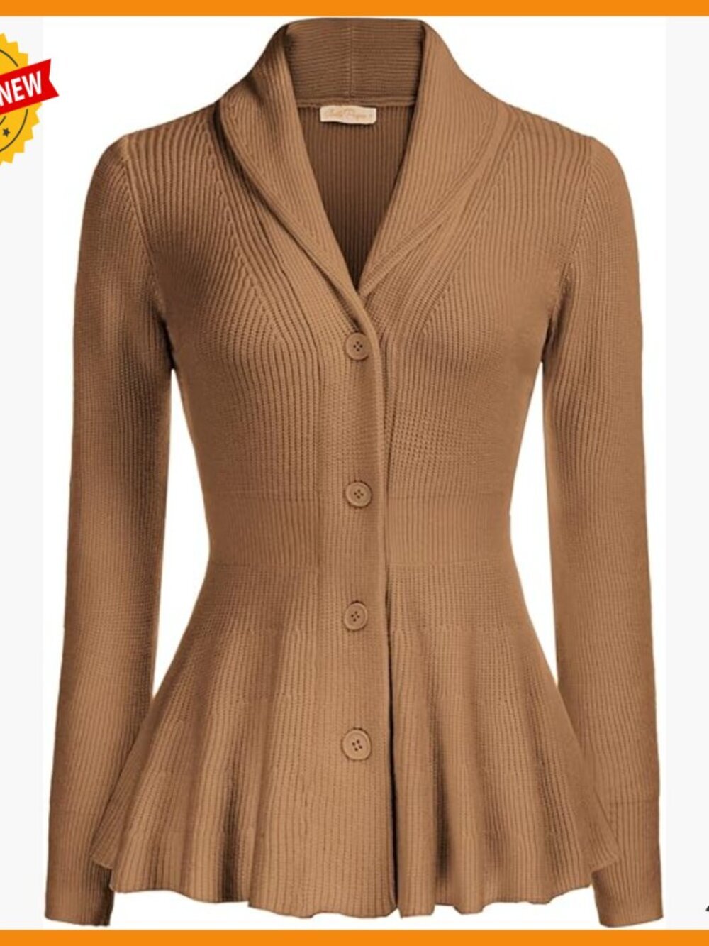 Vintage Shawl Lapel Cardigan Sweater, Button Down, Fall Winter Outwear